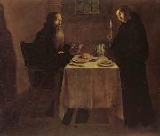 unknow artist St.Benedict's Supper Germany oil painting reproduction